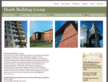 Tablet Screenshot of heathbuildinggroup.co.uk